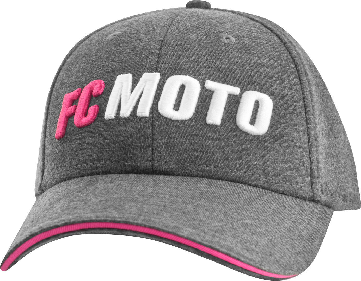 Кепка женская FC-Moto FCM-Crew, серый/розовый цена и фото