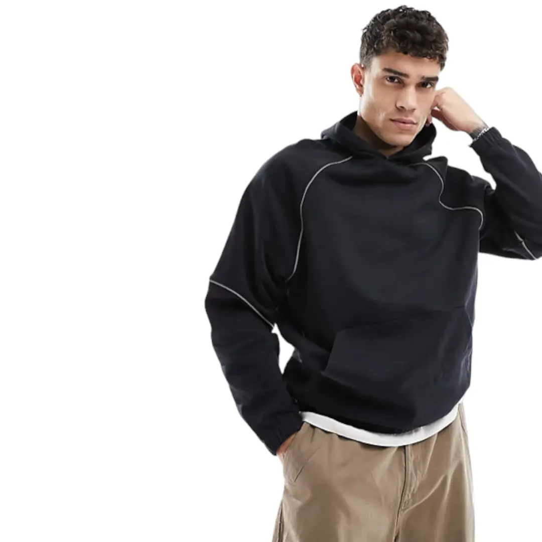

Толстовка Asos Design Oversized, черный