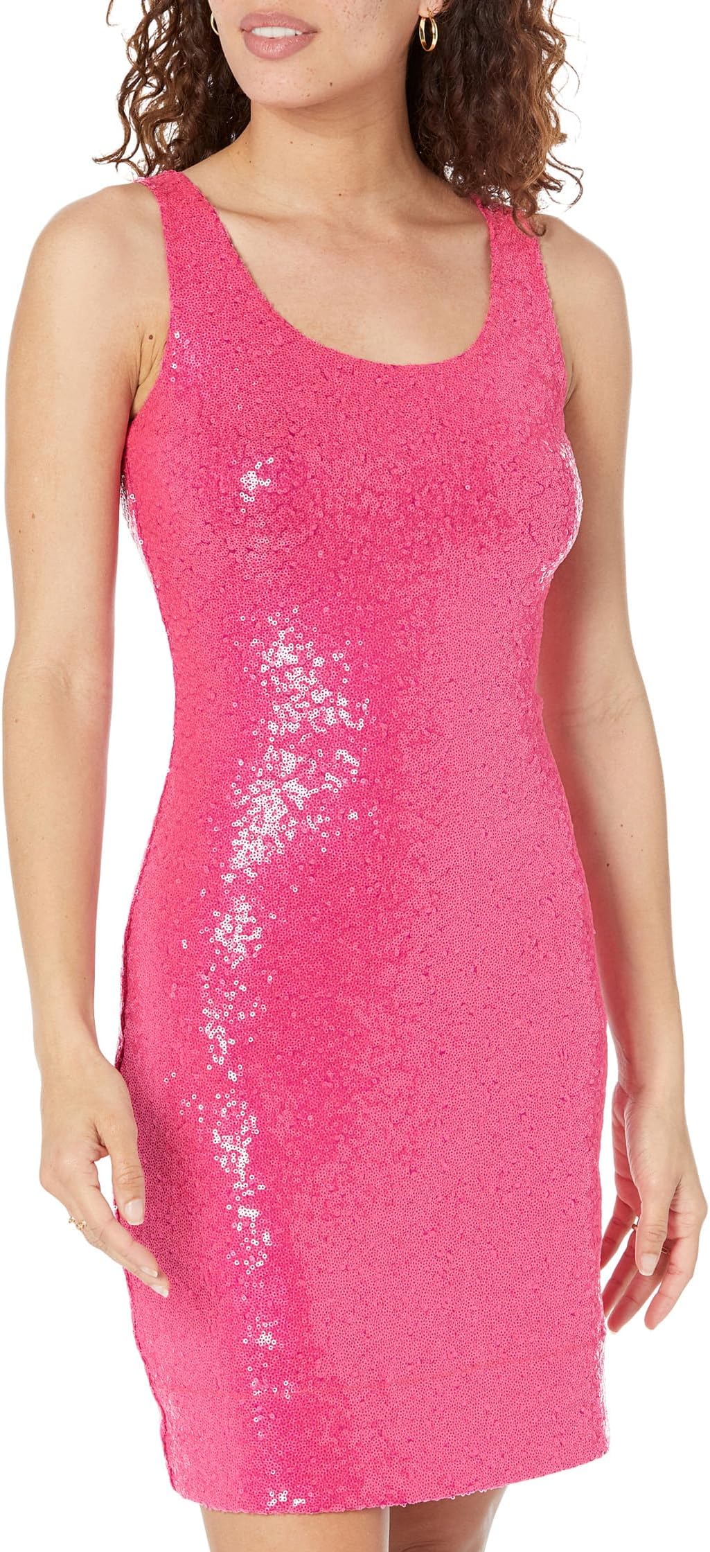 цена Мини-платье с пайетками SEQ300 Commando, цвет Commando Pink