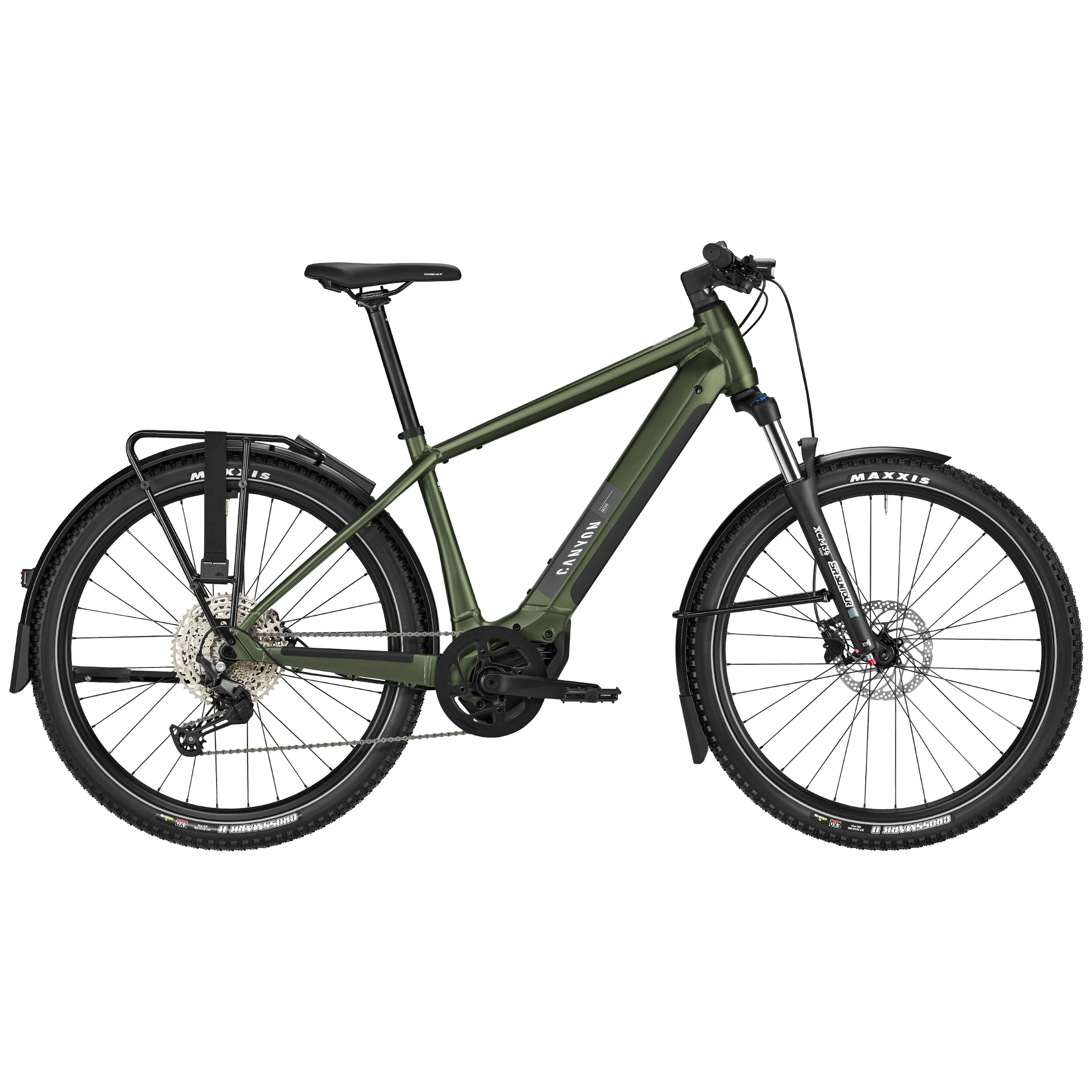 Электронный велосипед Canyon Pathlite:ON 5 SUV, зеленый