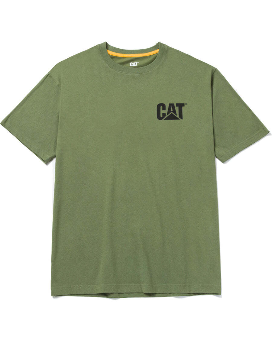 

Мужская футболка CAT, зеленый