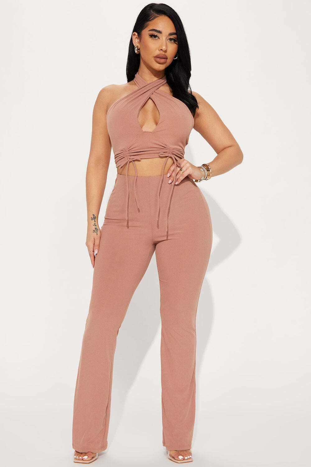 

Брюки Fashion Nova HMST0782, мокко