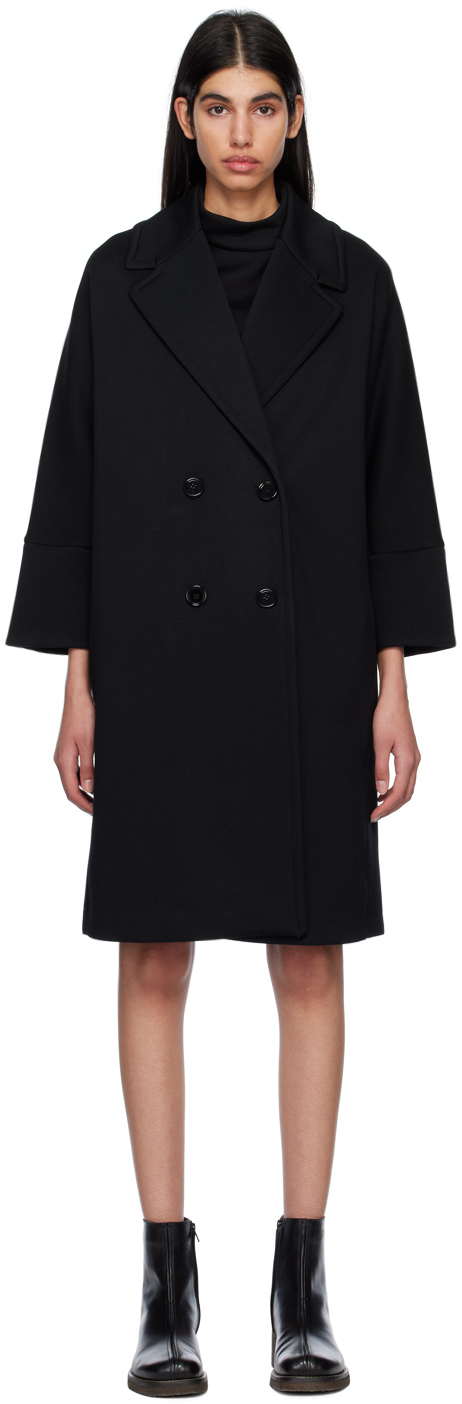 

Черное пальто Zurca S Max Mara
