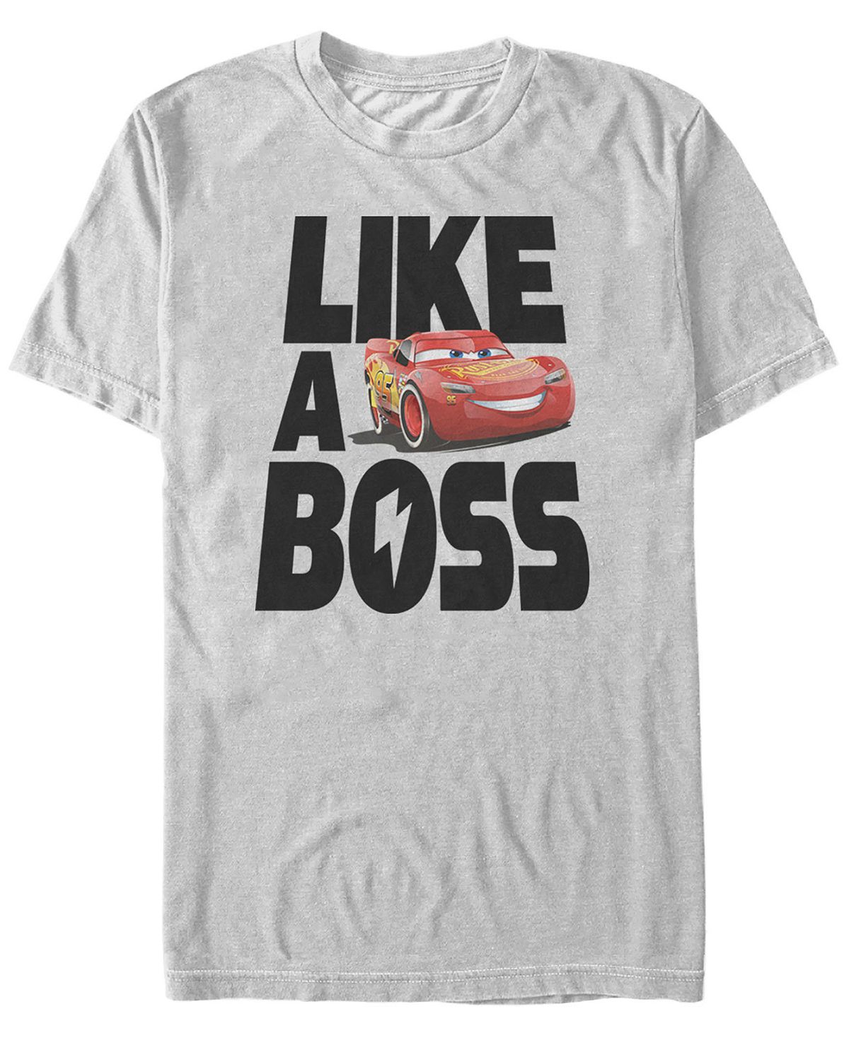 Мужская футболка disney pixar cars 3 mcqueen like a boss с коротким рукавом Fifth Sun, мульти