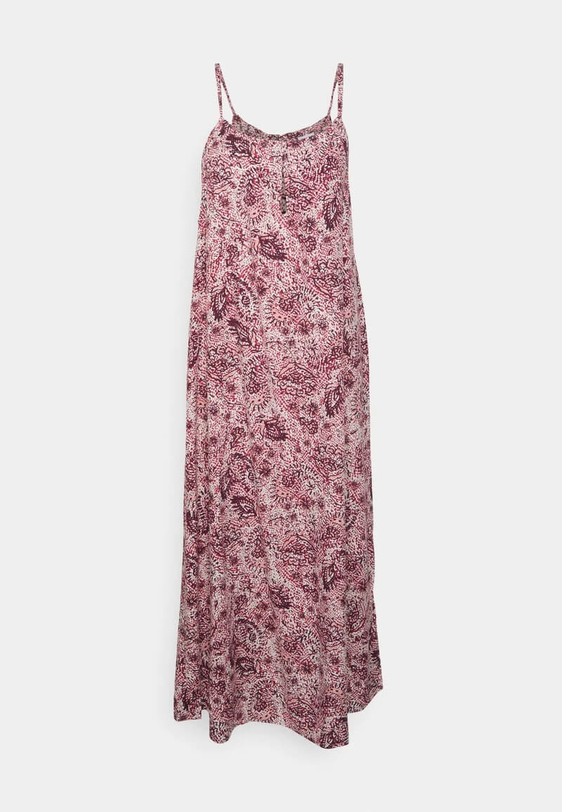 

Платье Gap Halter Back Long, бордовый