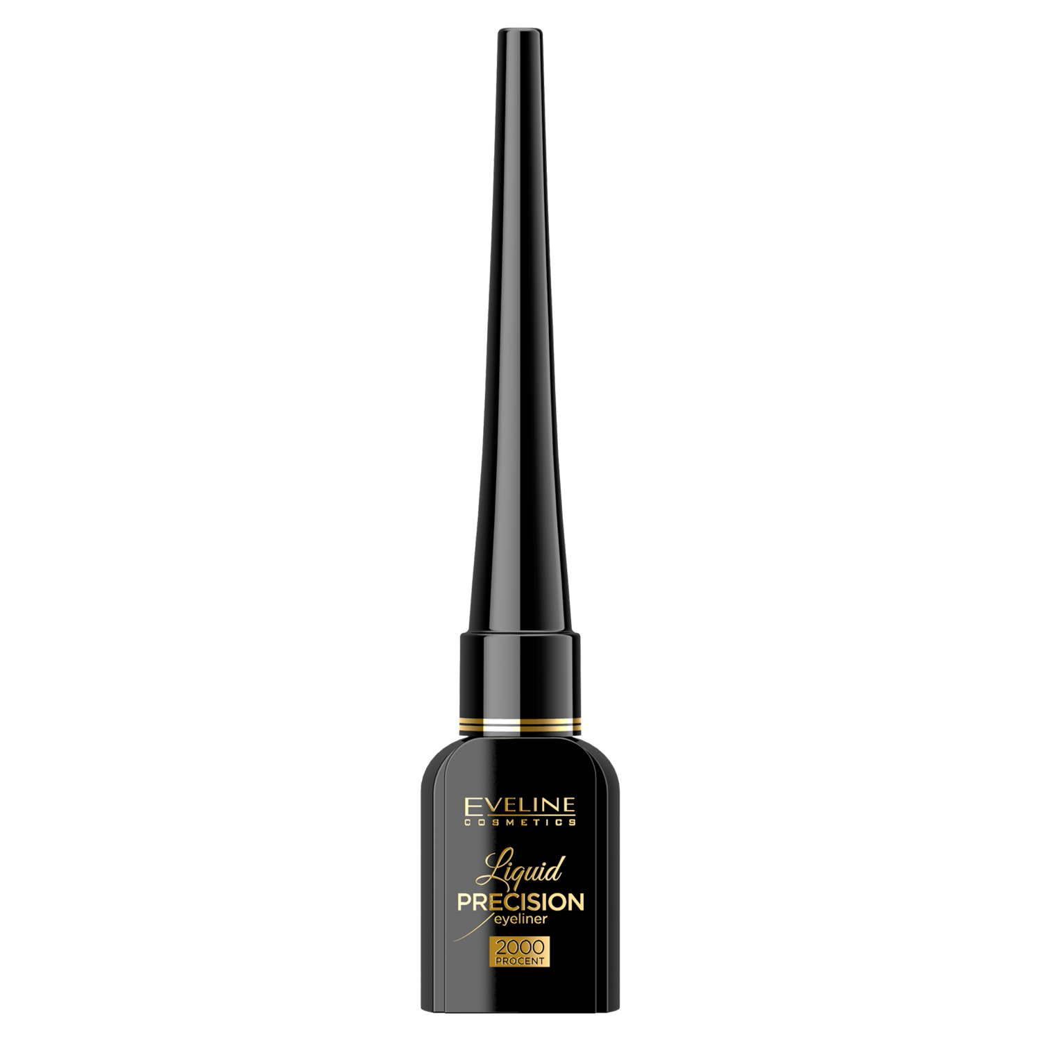 Eveline Cosmetics Liquid Precision Liner 2000 Procent водостойкий жидкий карандаш для глаз черный, 4 мл водостойкая подводка для глаз eveline 2000 procent 4 мл