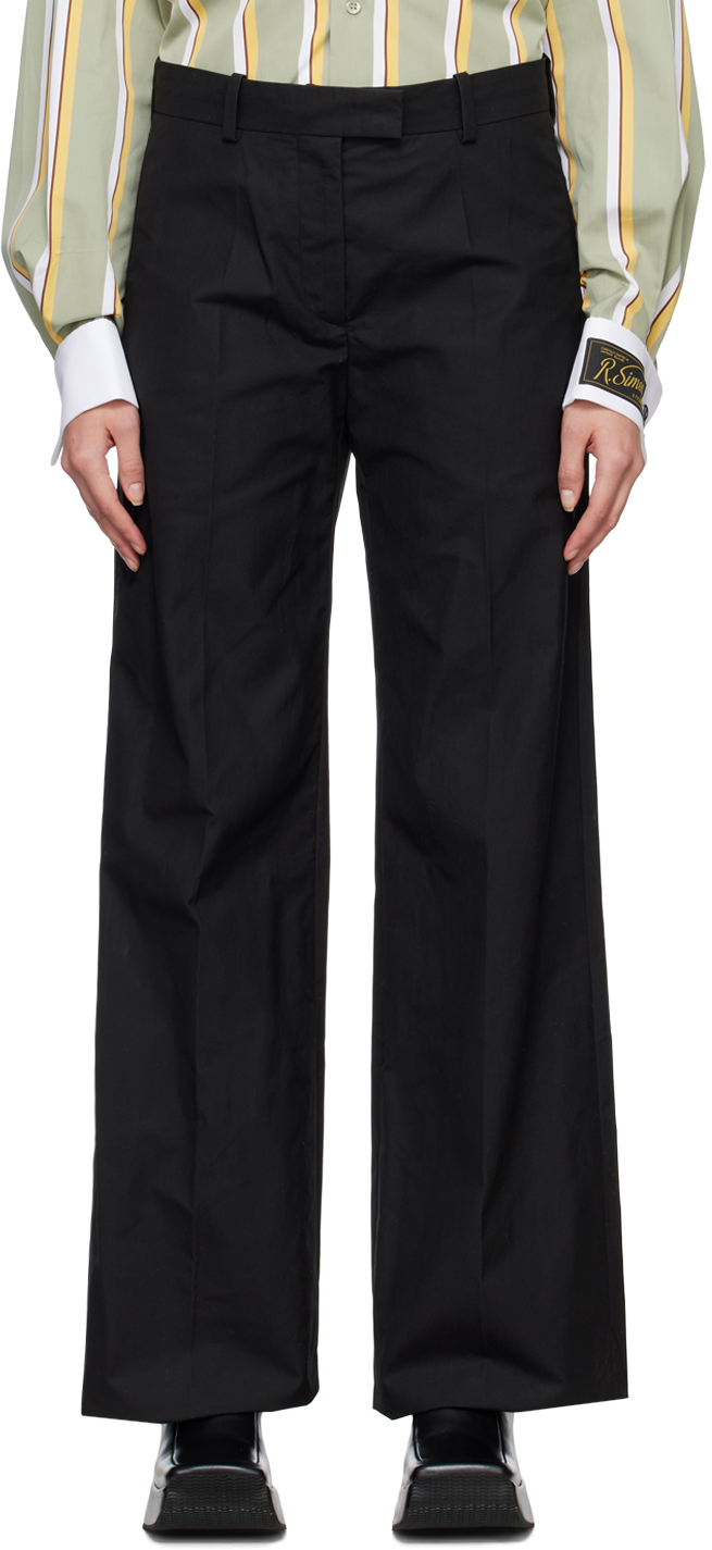 

Черные классические брюки Raf Simons