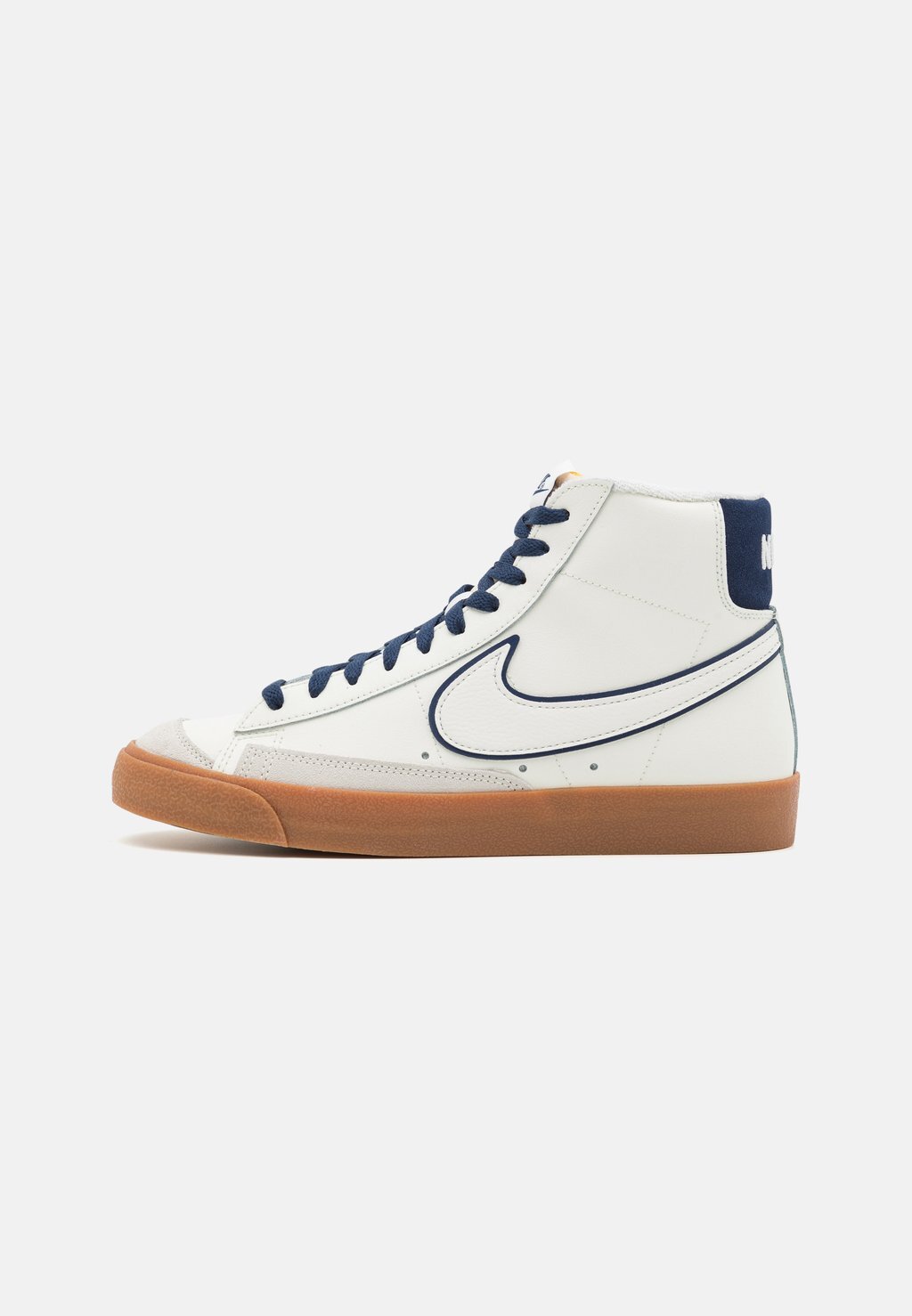 Высокие кеды BLAZER MID 77 PRM VRSTY Nike, парус/полночно-синий кроссовки nike sportswear blazer mid 77 prm vrsty белый синий