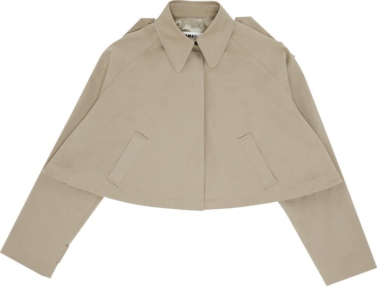 Куртка MM6 Maison Margiela Sports Jacket 'Mastic', серый - фото