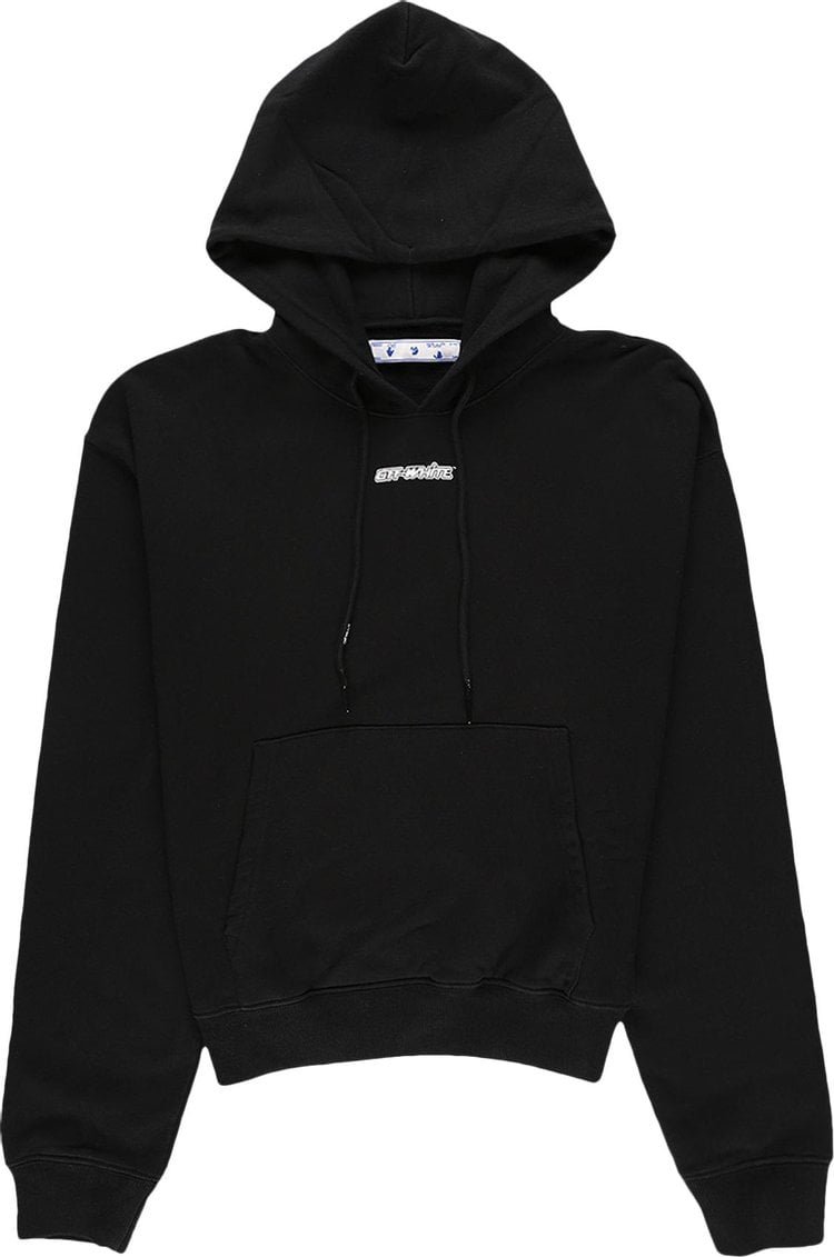 Худи Off-White Marker Over Hoodie 'Black', черный - фото