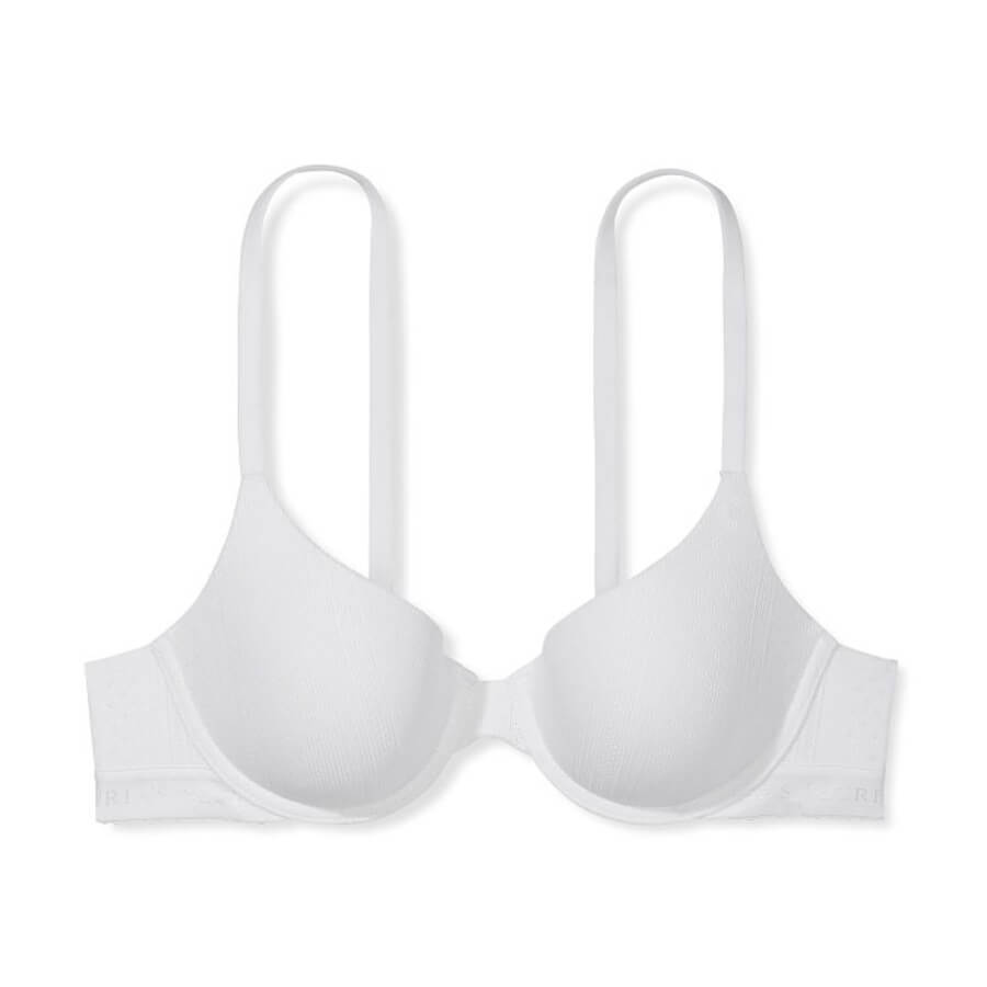 

Бюстгальтер на косточках Victoria's Secret The T-shirt Lightly Lined Demi, белый