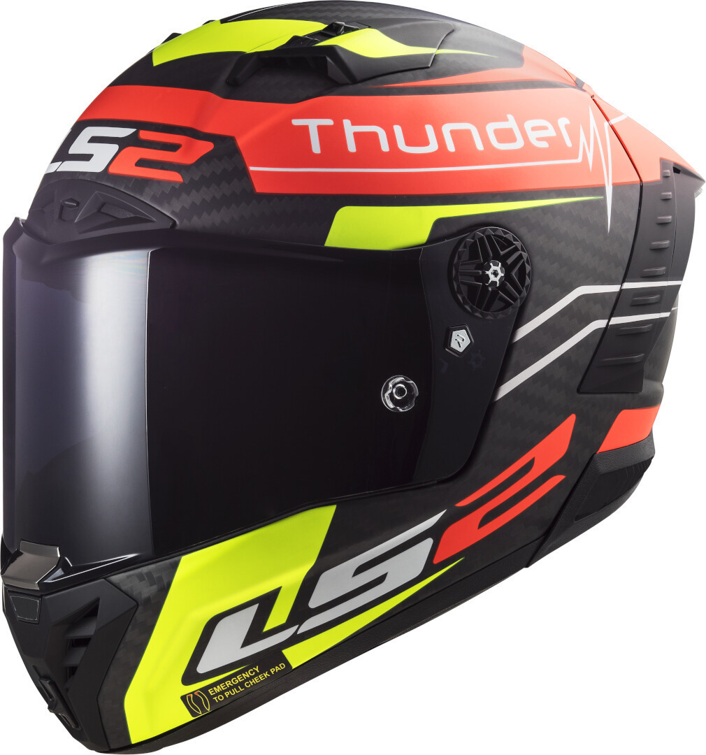 

LS2 FF805 Thunder Black Attack Carbon Шлем,