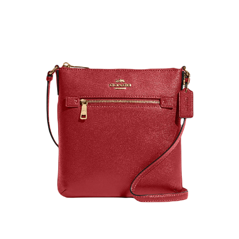 Сумка Coach Outlet Mini Rowan File, красный - фото