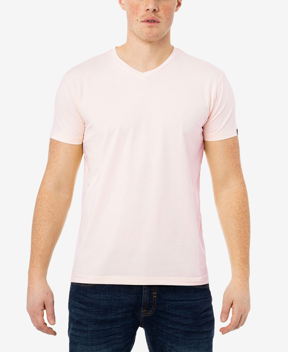 цена Мужская базовая футболка с коротким рукавом и v-образным вырезом X-Ray, мульти