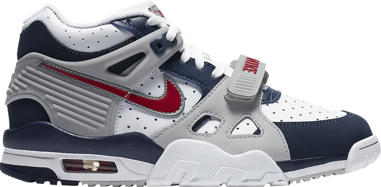 Кроссовки Nike Air Trainer 3 GS USA, серо-синий - фото