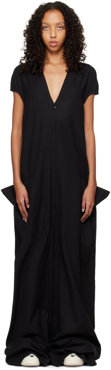 

Черный комбинезон Walrus Bodybag Rick Owens