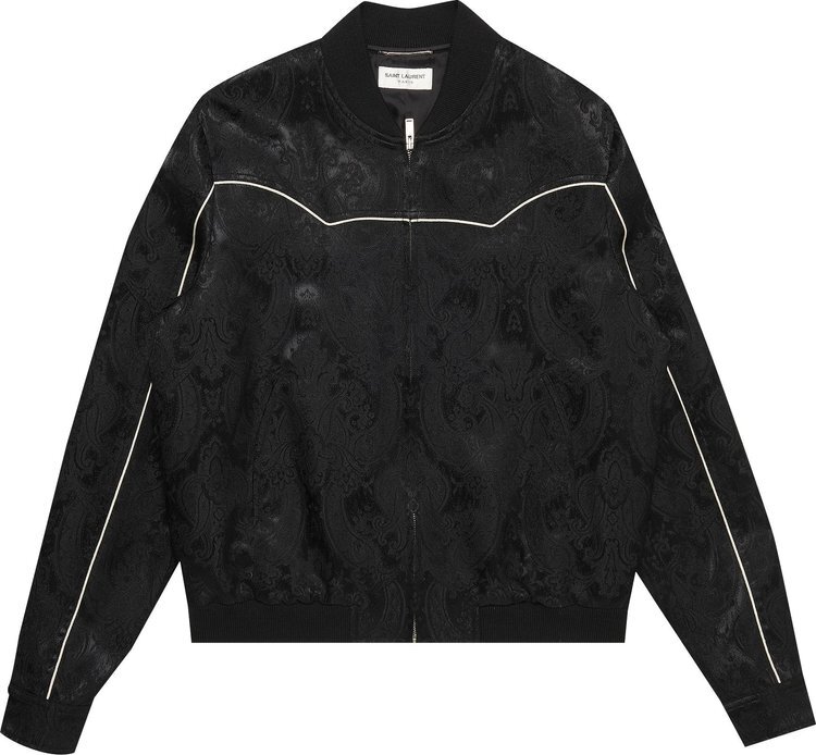 

Куртка Saint Laurent Teddy Western Heritage Jacket 'Black', черный