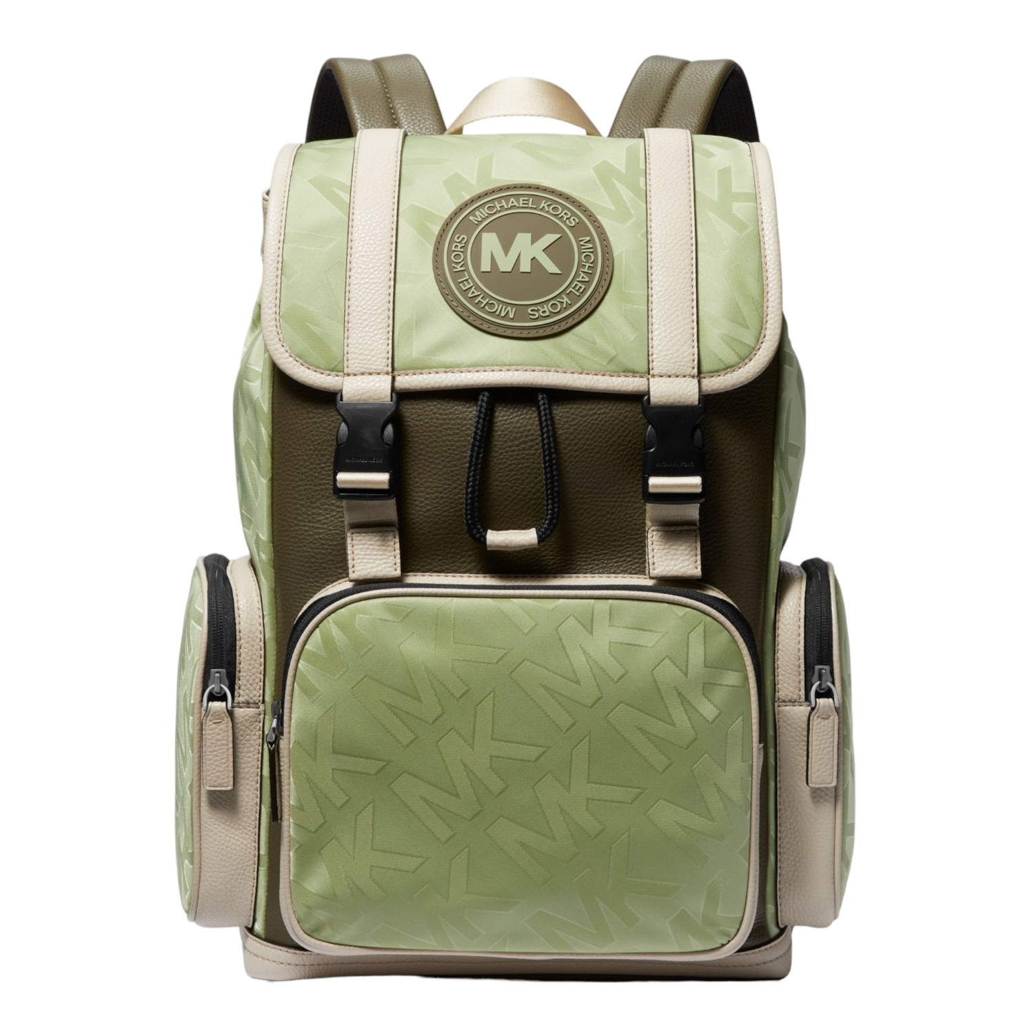 

Рюкзак Michael Kors Kent Logo Jacquard Nylon Utility, зеленый