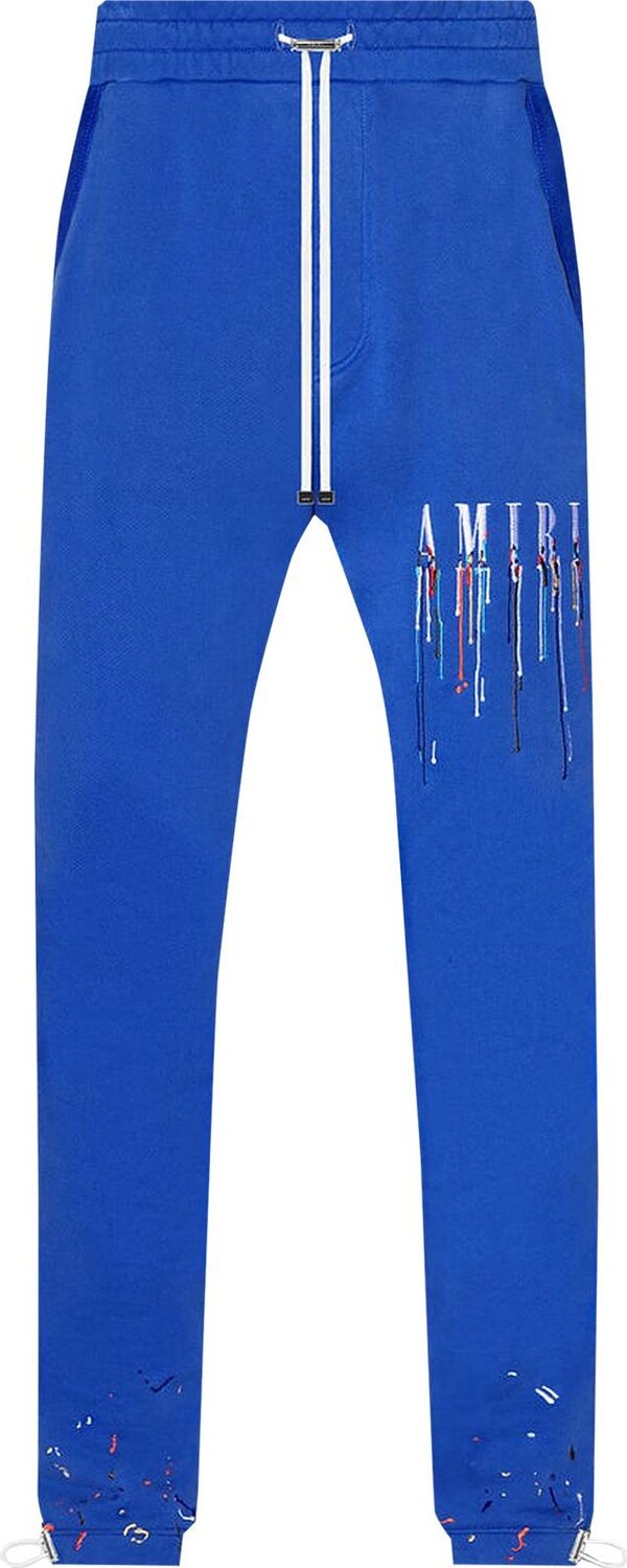 

Спортивные брюки Amiri Paint Drip Core Logo Sweatpant 'Blue/White', синий