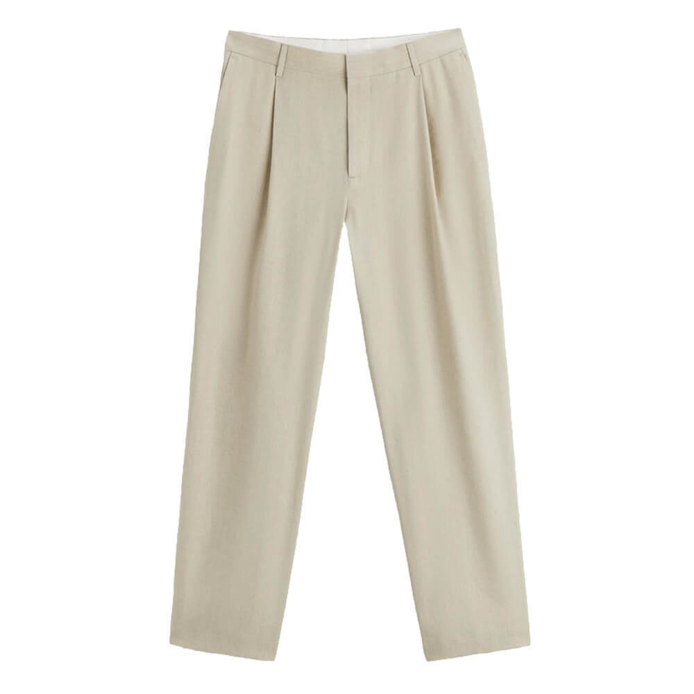 

Брюки Zara Linen Blend Suit, бежевый