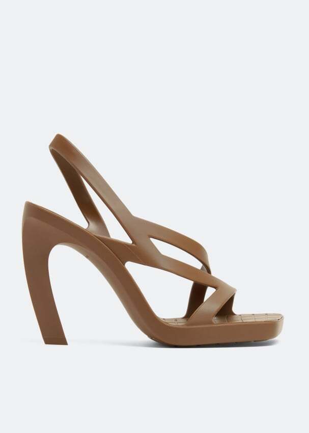 

Сандалии BOTTEGA VENETA Jimbo slingback sandals, коричневый