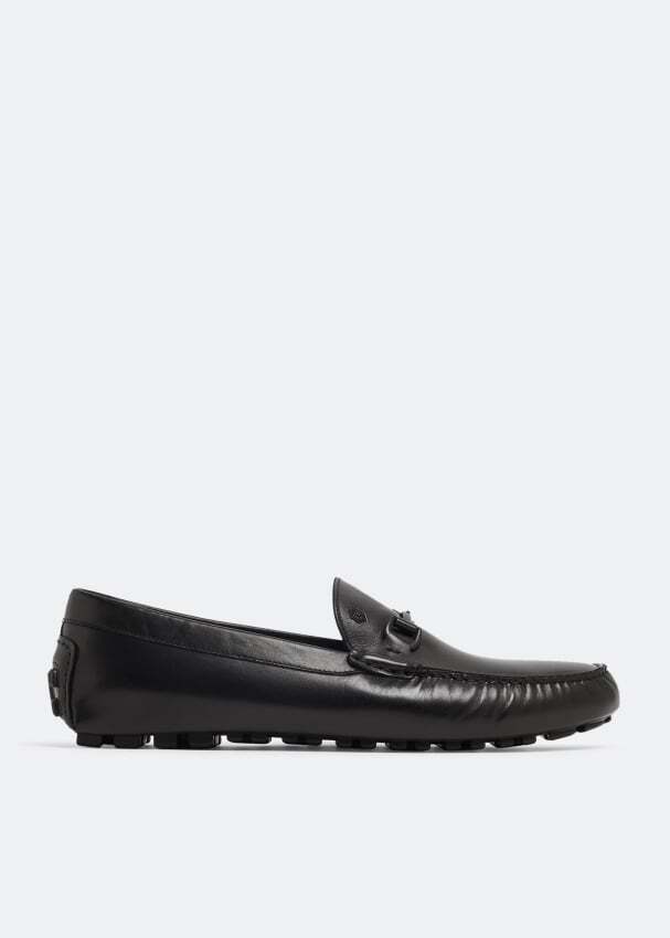 

Лоферы MENGLORIA Bold leather moccasin loafers, черный