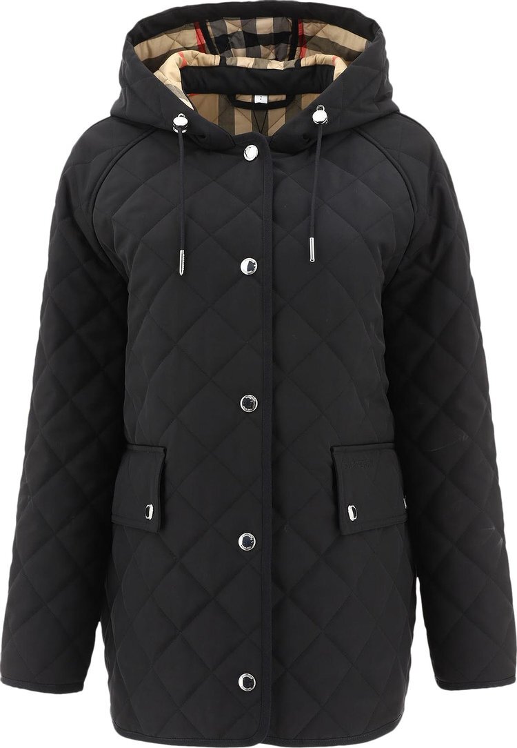 

Куртка Burberry Quilt Down Hooded Jacket 'Black', черный