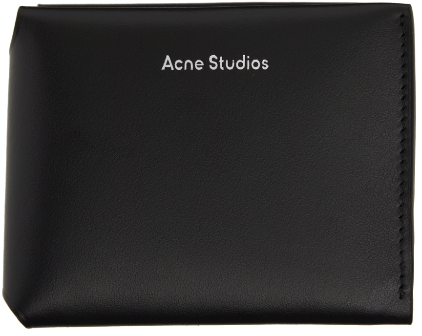 

Черный складной кошелек Acne Studios