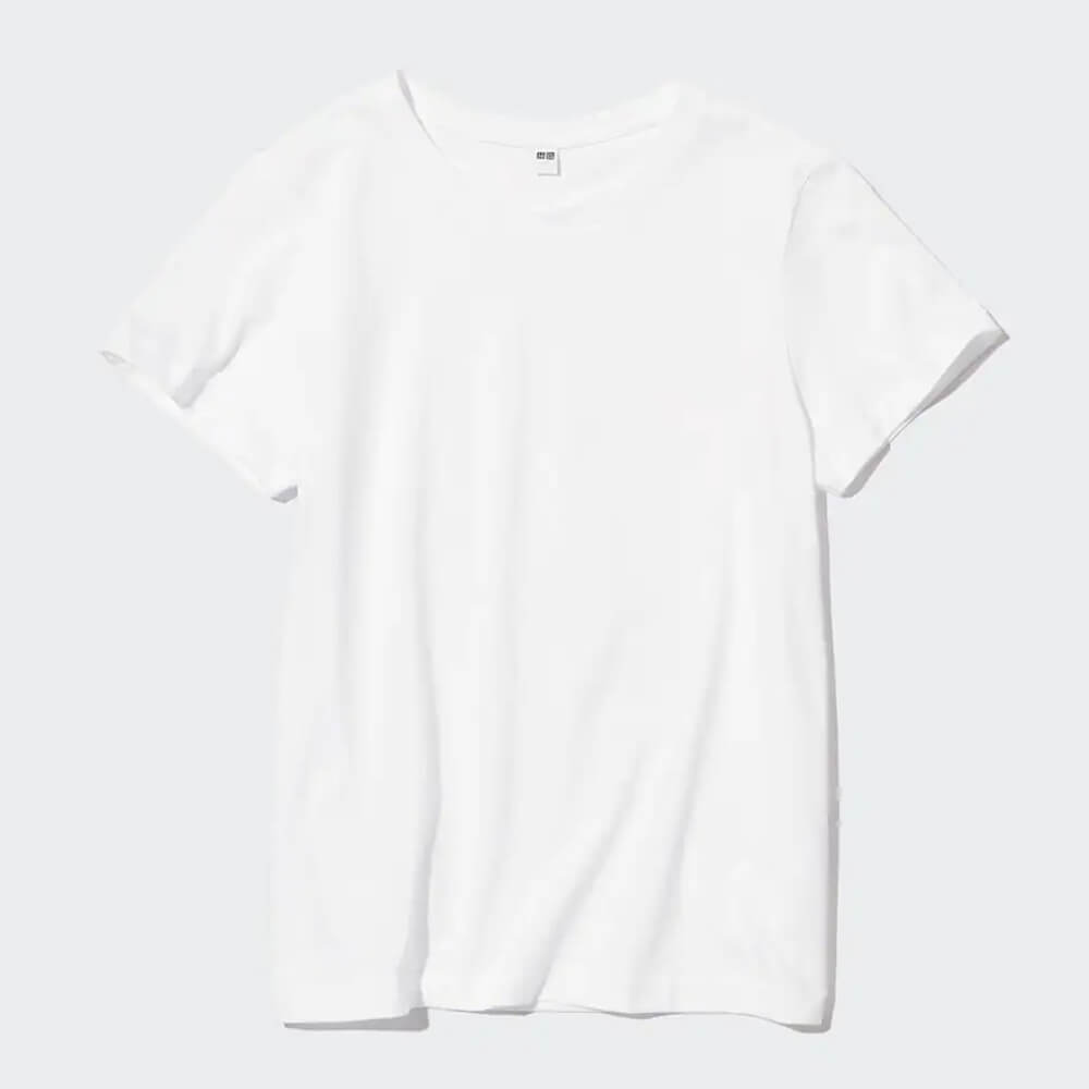 

Футболка Uniqlo 100% Supima Cotton Crew Neck, белый