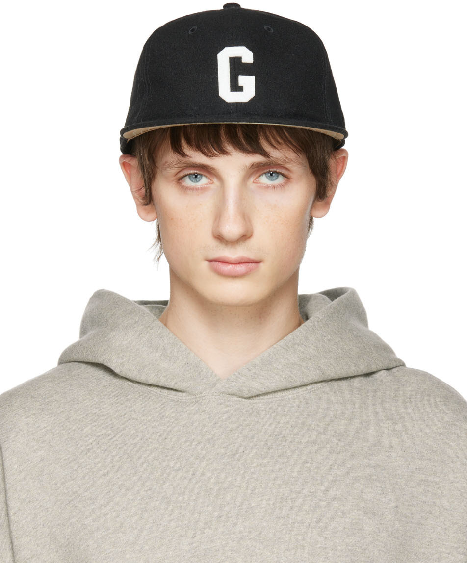 

Черная кепка New Era Edition Grey с ремешком на ремешке Essentials