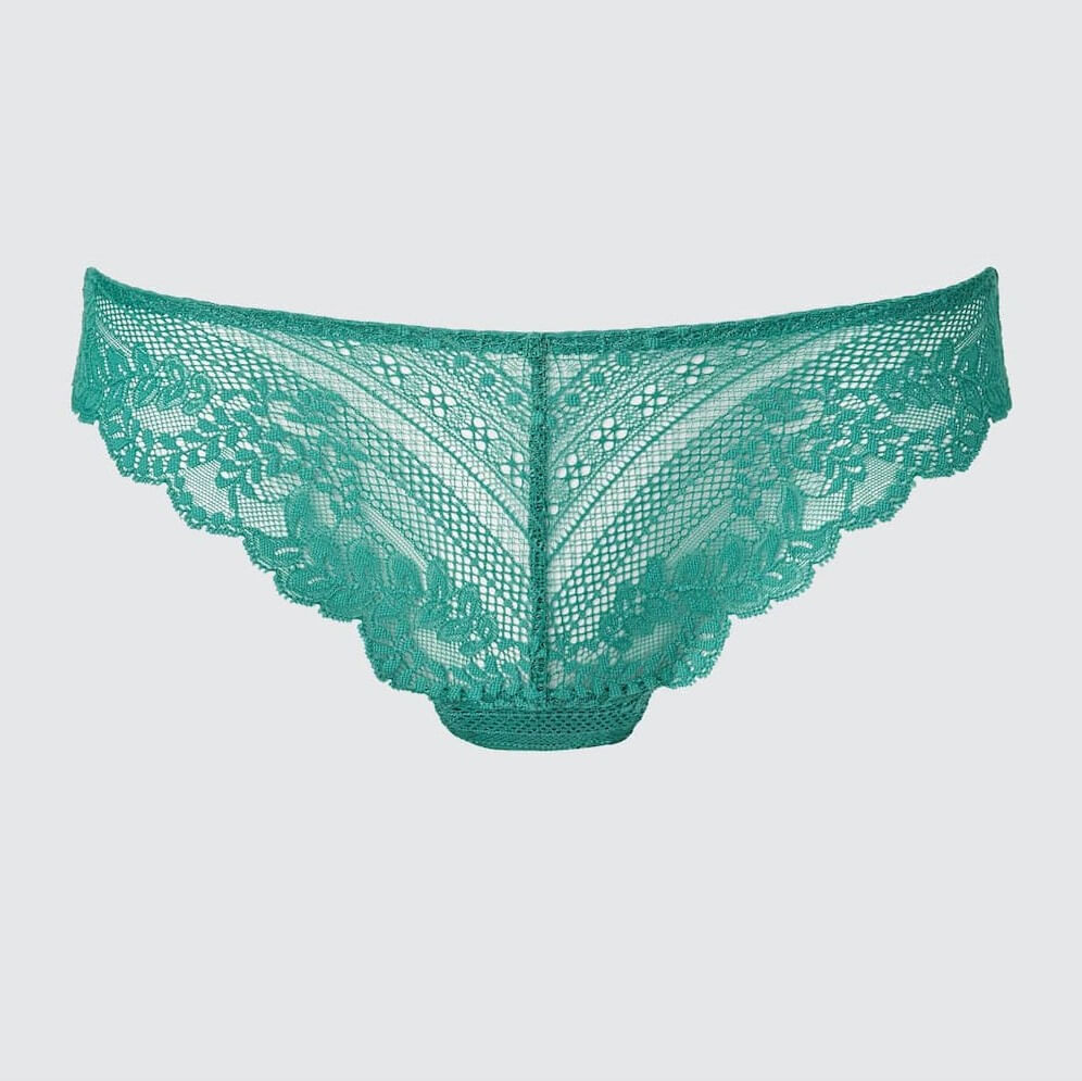 

Трусы Uniqlo Princesse Tam Tam Leaf Lace, зеленый