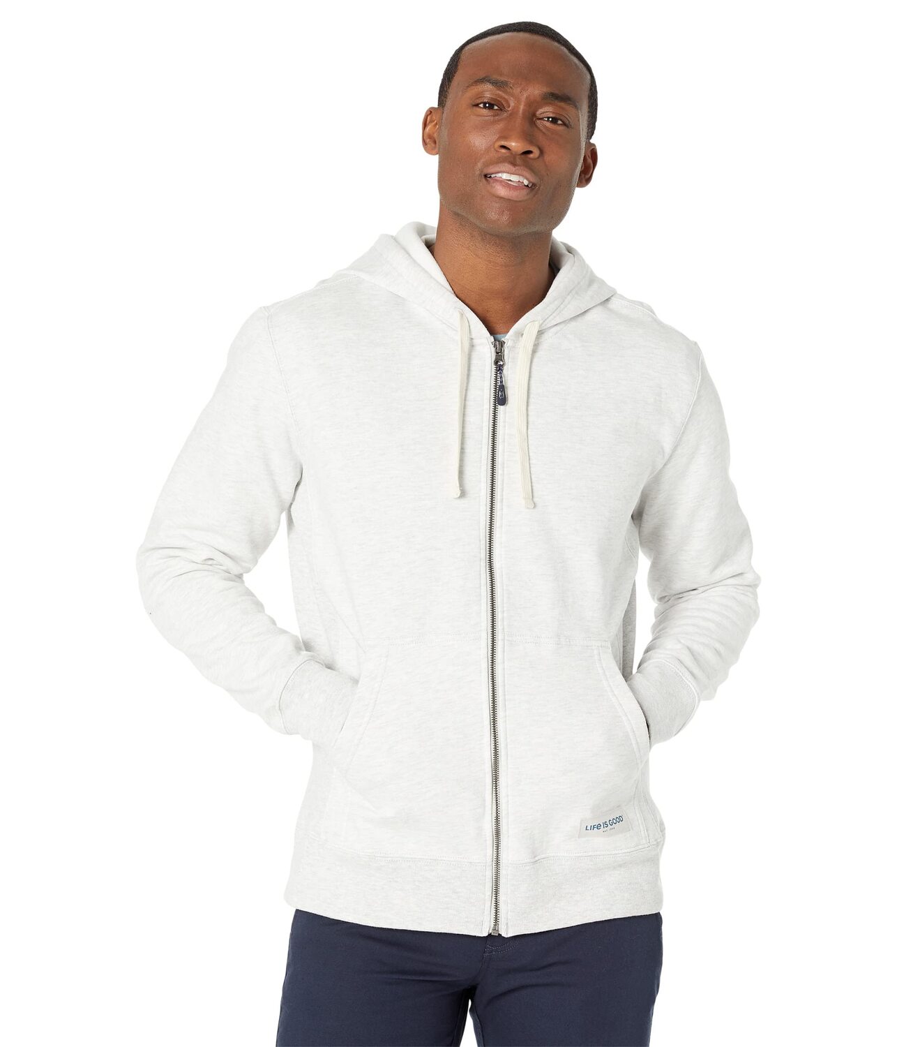 

Худи Life is Good, Full Zip American Landscape Fleece, Серый
