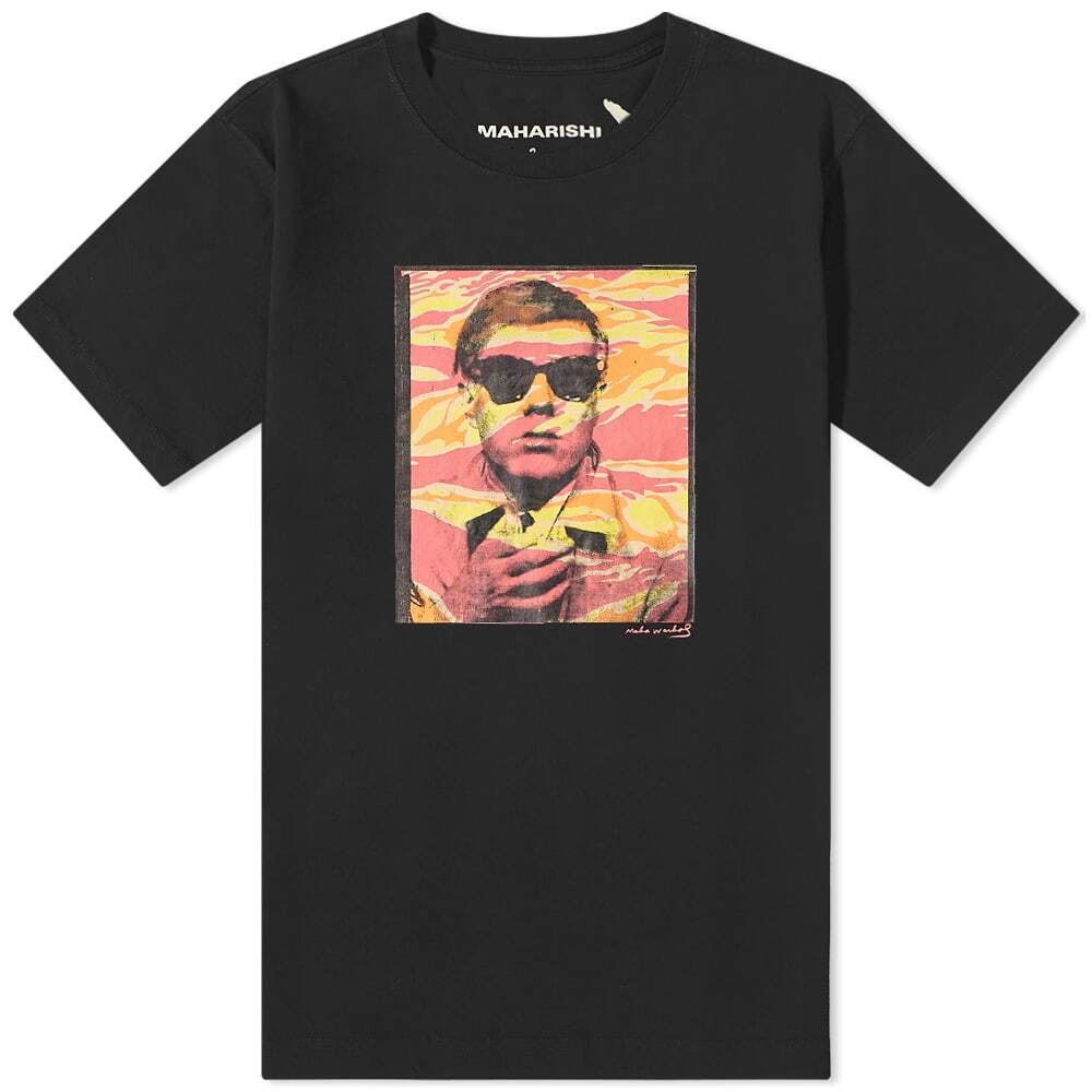 

Футболка Maharishi Warhol Polaroid Portrait Tee, Черный