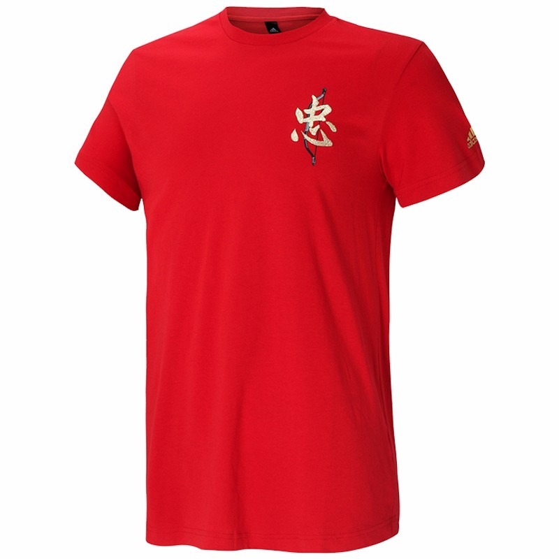 

Футболка Adidas Generals TMAC Basketball Sports Short Sleeve, красный
