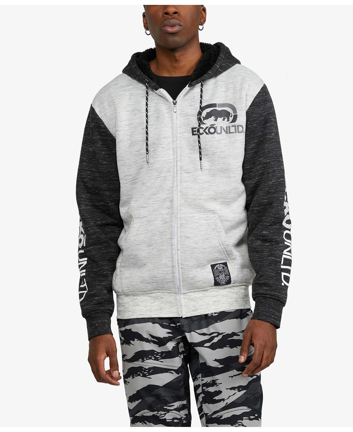 

Мужская худи rag time story Ecko Unltd, белый