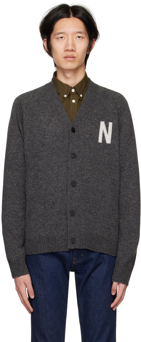 

Серый кардиган Kasper N Donegal Norse Projects