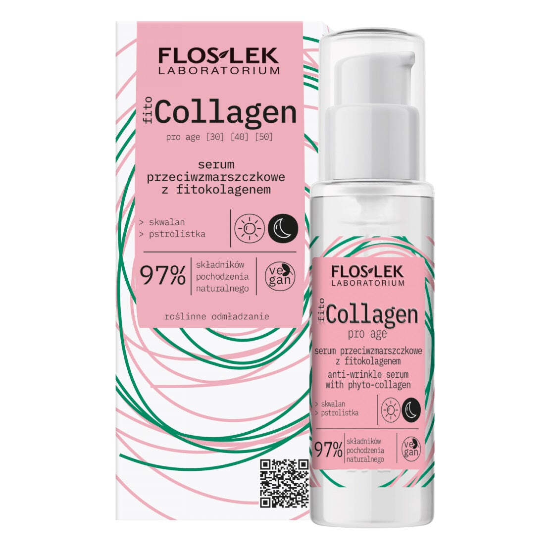 

Floslek fitoCollagen Pro Age сыворотка против морщин с фитоколлагеном 30мл