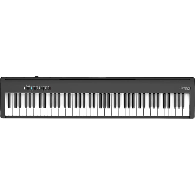 цена Roland FP-30X-BK - 88-клавишное портативное цифровое пианино черного цвета FB-30-BK