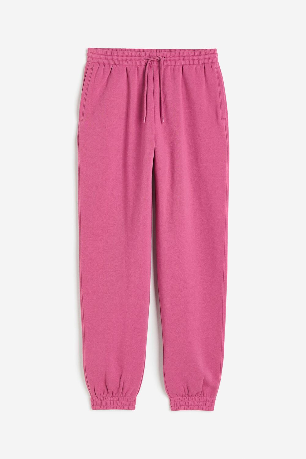 

Брюки H&M High Waist, розовый