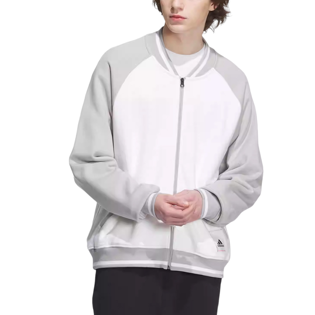 

Куртка Adidas, серый/белый