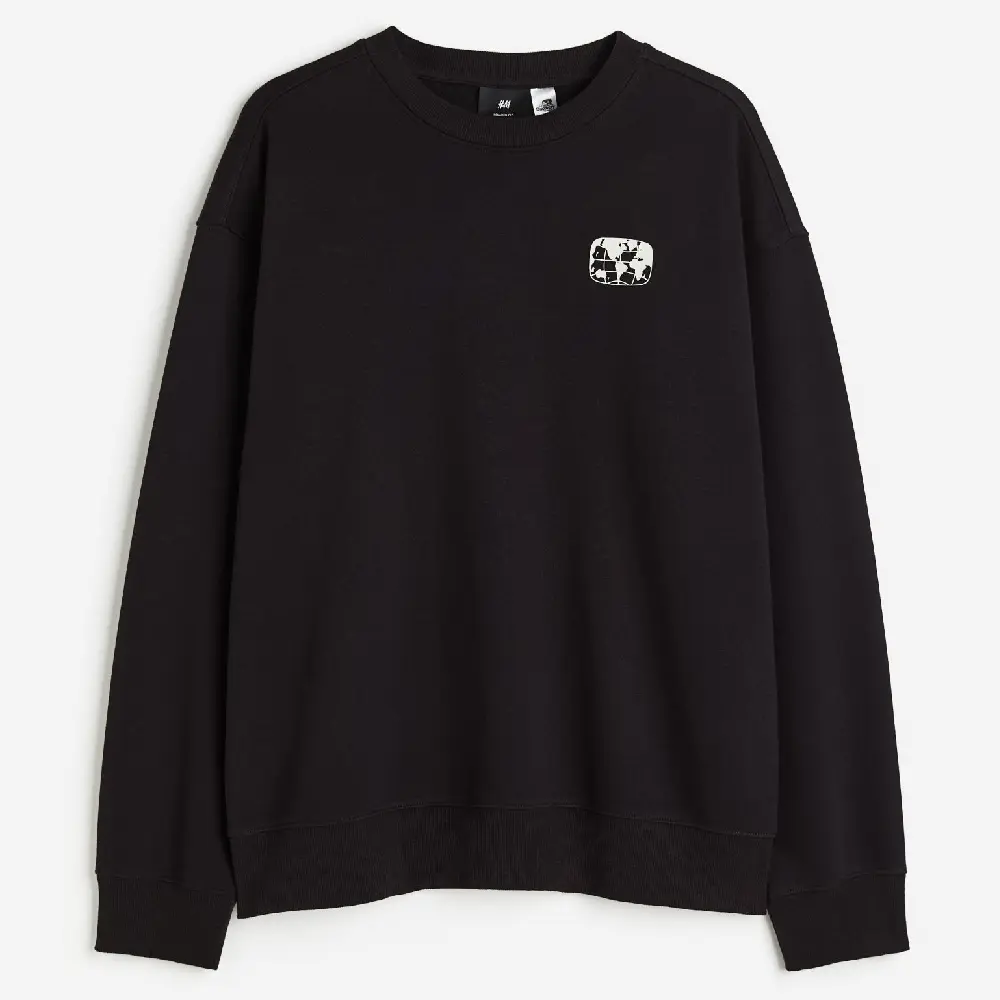 

Свитшот H&M Relaxed Fit The Discovery Channel, черный