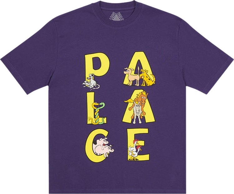 Футболка Palace Session T-Shirt 'Purple', фиолетовый