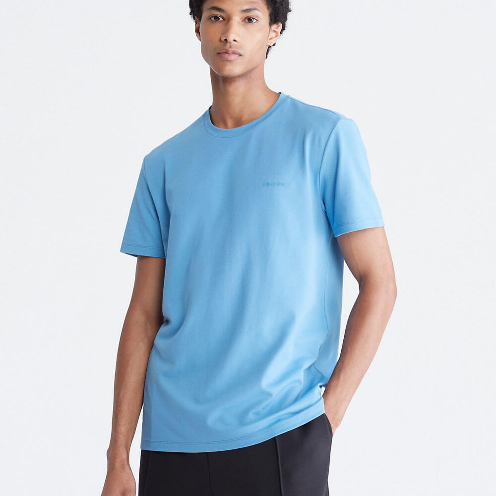 

Футболка Calvin Klein CK Move Tech Pique, голубой