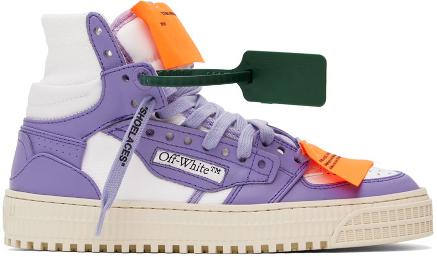 

Бело-фиолетовые кроссовки 3.0 Off Court Off-White