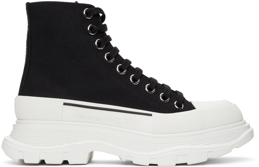 

Черные высокие кеды Tread Slick Alexander McQueen