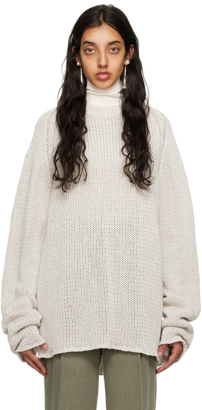 

Эксклюзивный свитер SSENSE Off-White UMBER POSTPAST, Серый