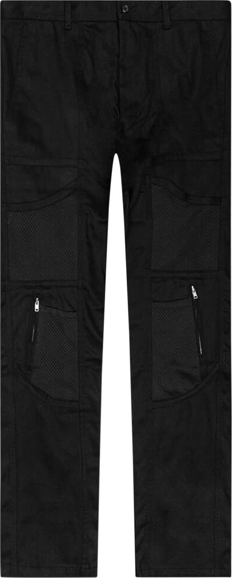 Рубашка Comme des Garçons SHIRT Openwork Detailed Cargo Pants 'Black', черный - фото