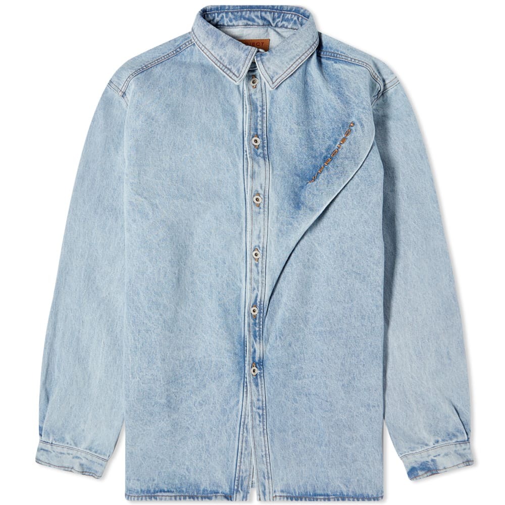

Рубашка Y-Project Pinched Logo Denim Shirt