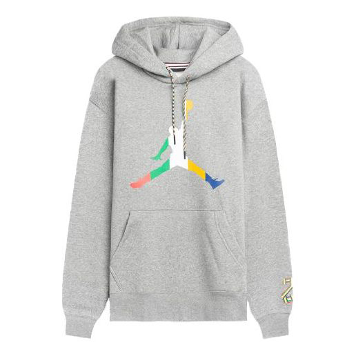 

Худи Air Jordan Sport DNA Large logo Printing Fleece Gray CK9573-091, серый