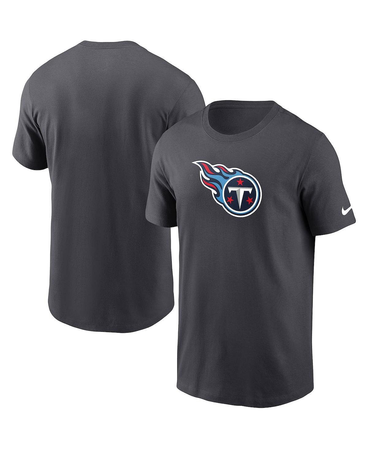 

Мужская темно-серая футболка с логотипом tennessee titans primary Nike, мульти